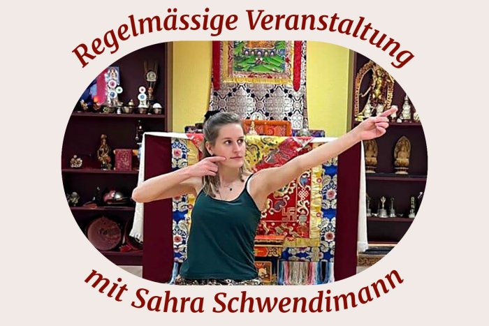 Tsa Lung-Übungsgruppe mit Sahra