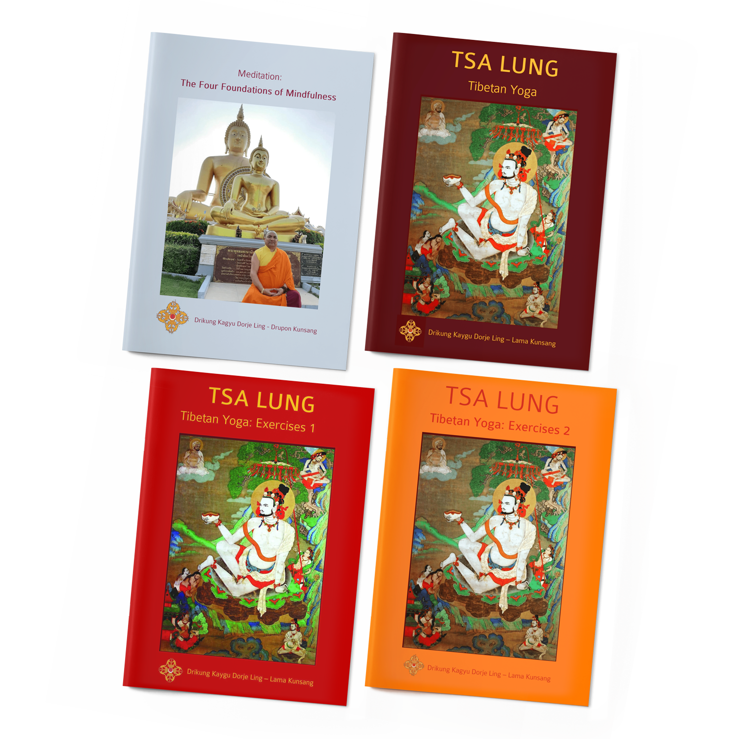 Booklets: Tsa Lung and The Four Foundations of Mindfulness by Lama Kunsang